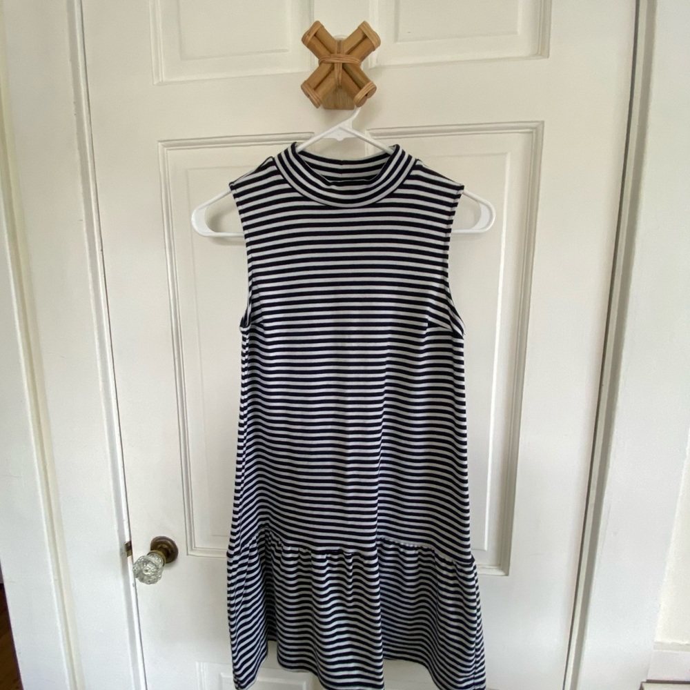 Striped cotton dress